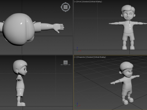 BOY 3D MODEL FOR GAME ANIMATION 3D 模型