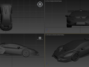 SPORTS CAR 3D MODEL 3D Modell