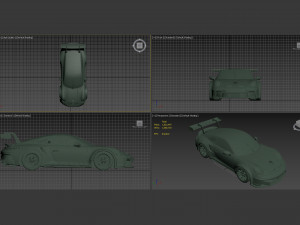 Porsche 911 GT3 2020 Modelo de Impressão 3D