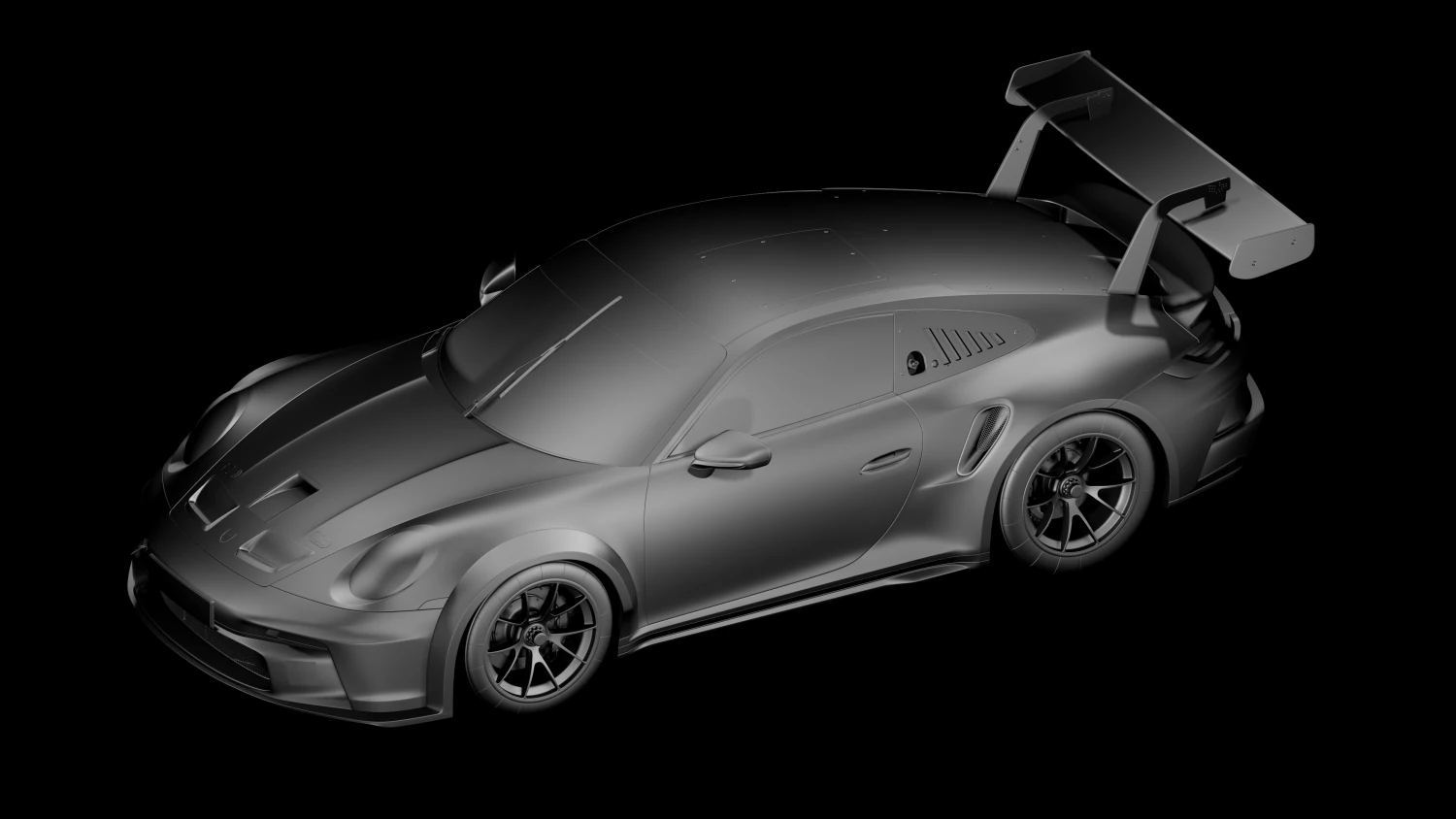 Porsche 911 GT3 2020 3D Print Model .c4d .max .obj .3ds .fbx .stl .blend