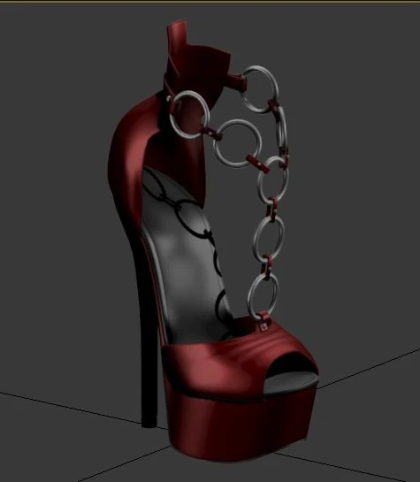 Sandals For Ladies 3D Model .c4d .max .obj .3ds .fbx .stl .blend