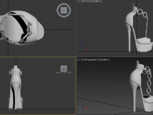Sandals For Ladies 3D Model