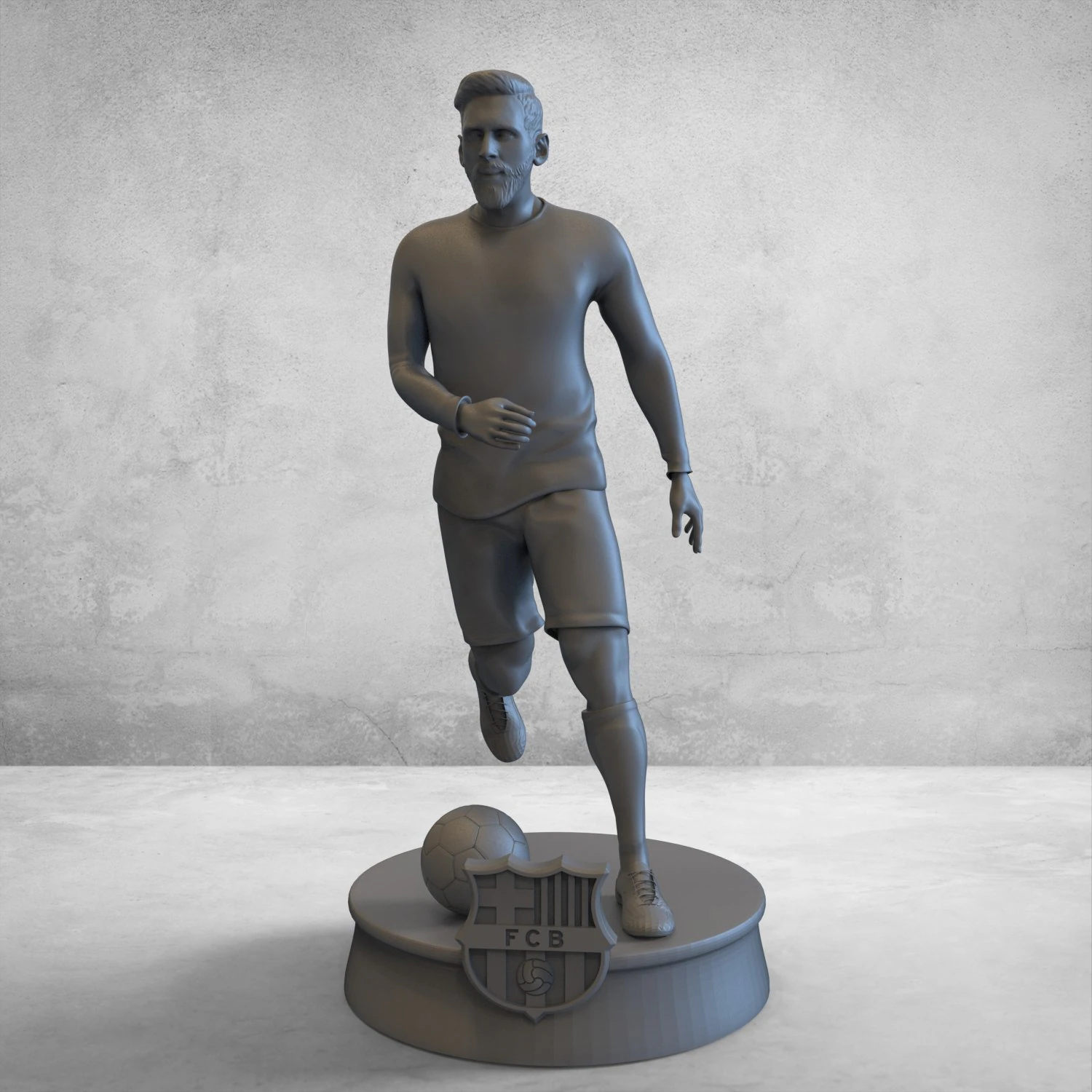 Lionel Messi 3d print model 3D Print Model .c4d .max .obj .3ds .fbx .stl .blend 