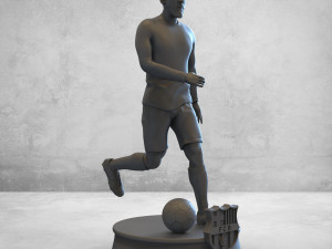 Lionel Messi 3d print model Model Cetak 3D