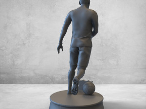 Lionel Messi 3d print model Model Cetak 3D