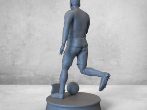 Lionel Messi 3d print model Model Cetak 3D