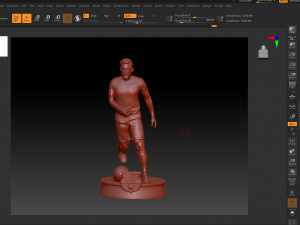 Lionel Messi 3d print model Model Cetak 3D