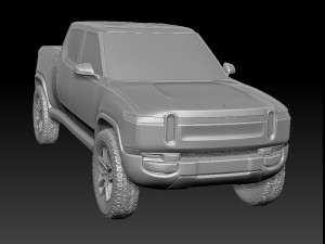 Rivian R1T 3D MODEL 3D Принт Модель