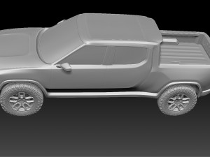 Rivian R1T 3D MODEL 3D Принт Модель