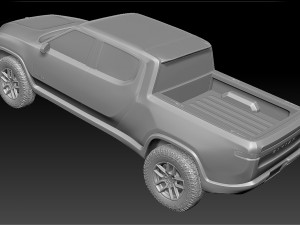 Rivian R1T 3D MODEL 3D Принт Модель