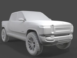 Rivian R1T MODELO 3D Modelo de impresión 3D