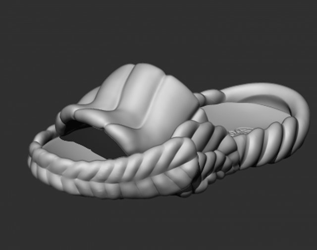 Slipper 3D Print Model 3D Print Model .c4d .max .obj .3ds .fbx .stl .blend 