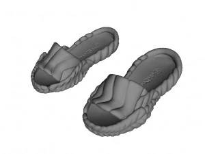 Slipper 3D Print Model 3D Print Model