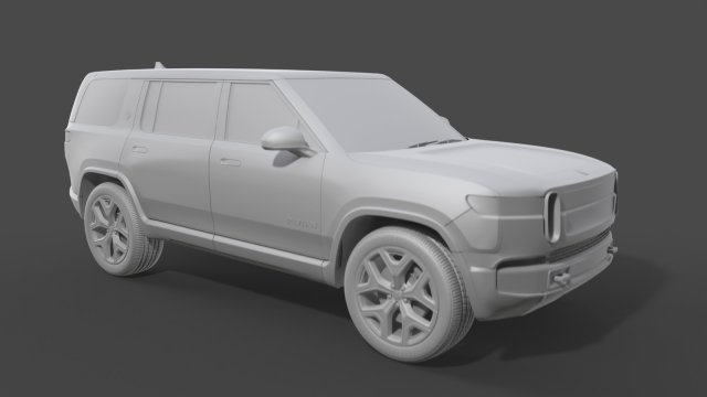 RIVIAN R1S 3D PRINT MODEL Modèles 3D en vedette .c4d .max .obj .3ds .fbx .stl .blend 