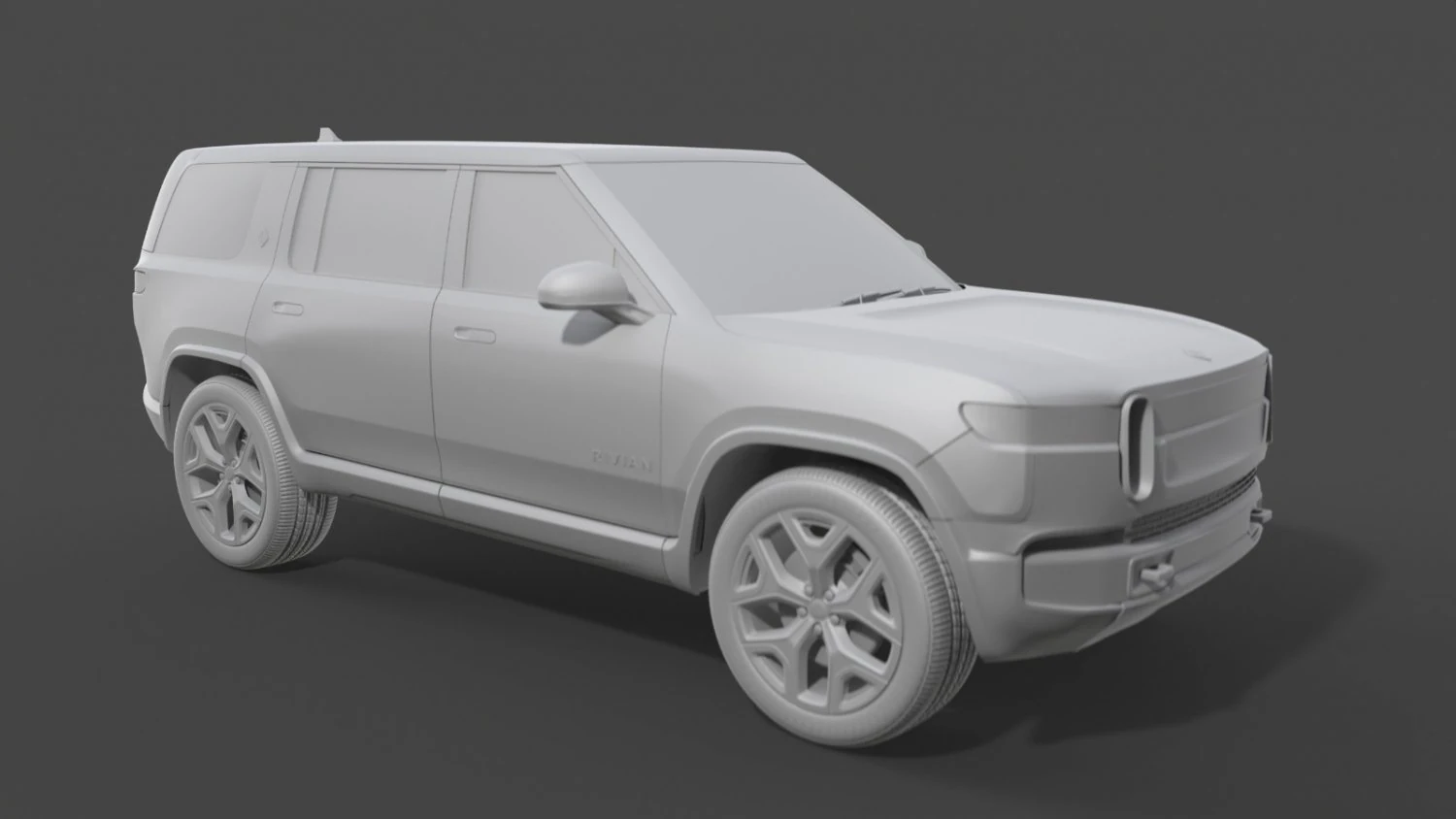 RIVIAN R1S 3D PRINT MODEL 3D Print Model .c4d .max .obj .3ds .fbx .stl .blend 