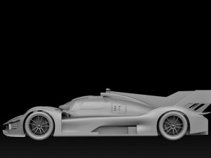 Ferrari 499P Le Mans Racecar 2023 3D Print Model Model do druku 3D