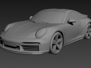 PORCHE 911 2023 3D print model 3D Print Model