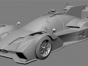 SC63 Racecar 2024 3D Print Model 3D Print Model