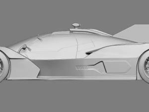 SC63 Racecar 2024 3D Print Model 3D Print Model