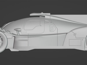Glickenhaus SCG 007 2024 3D Print Model Model do druku 3D