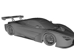 Mclaren 720s GT3 3D 프린트 모델 3D 프린트 모델