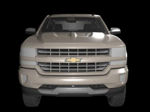 Chevrolet Silverado LT 2024 3D Print Model 3D Model