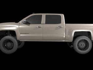 Chevrolet Silverado LT 2024 3D Print Model Model 3D