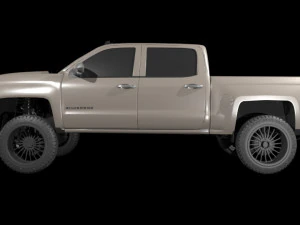 Chevrolet Silverado LT 2024 3D Print Model 3D Model