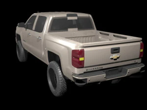 Chevrolet Silverado LT 2024 3D Print Model 3D Model