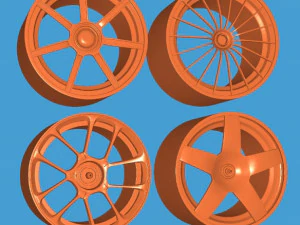 Modello di stampa 3D dei cerchi Modello di stampa 3D