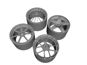 Rims 3D Print Model Modello di stampa 3D