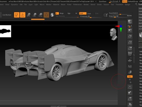 ASTON MARTINVALKYRELMH 2024 3D MODEL 3D Принт Модель