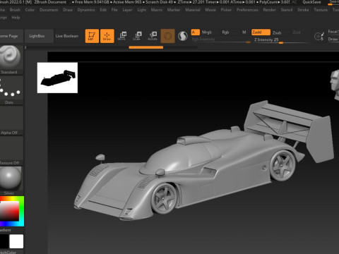 Jaguar xjr 14 3D Print Model 3D Принт Модель