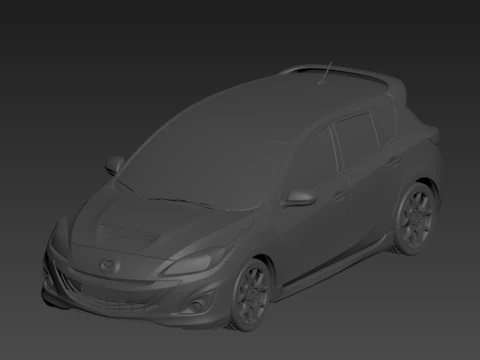 Mazda speed 3 3D Print Model