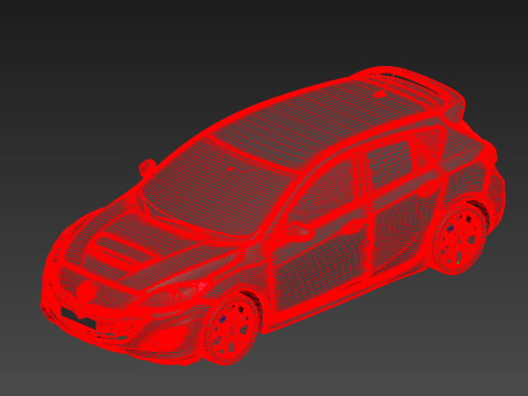Mazda speed 3 Model Cetak 3D