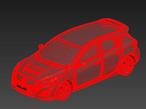 Mazda speed 3 3D Print Model