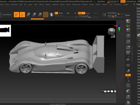 LOLA T90 CAR 3D MODEL 3D Print Model