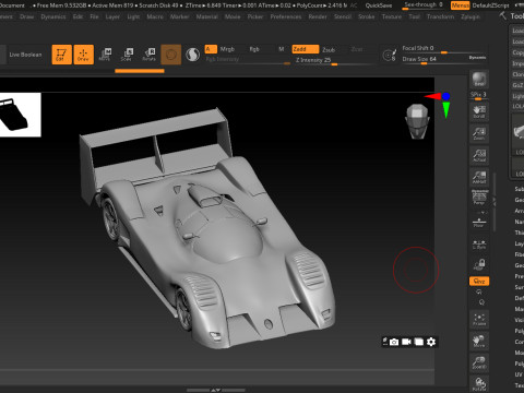 LOLA T90 CAR 3D MODEL 3D Print Model