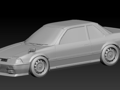 Honda Prelude 3D Print Model