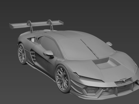 GT car 2025 3D Print Model