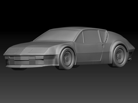 르노 알파인 A310 3D 프린트 모델