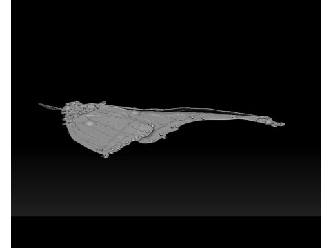 Model Cetak 3D Ngengat Model Cetak 3D