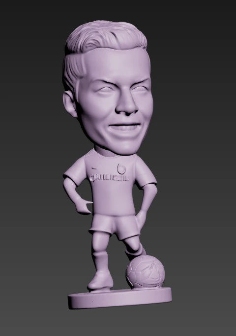 Cr7 soccer bobblehead 3D Print Model .c4d .max .obj .3ds .fbx .stl .blend 