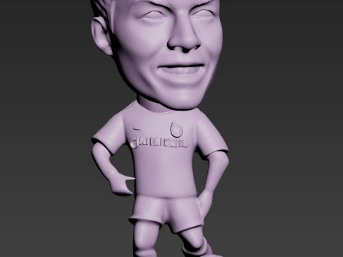 Cr7 축구 버블헤드 3D 프린트 모델