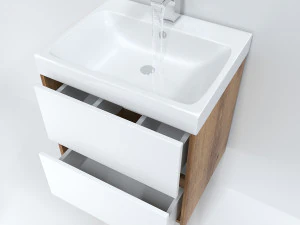 Bathroom cabinet with sink 3D Model