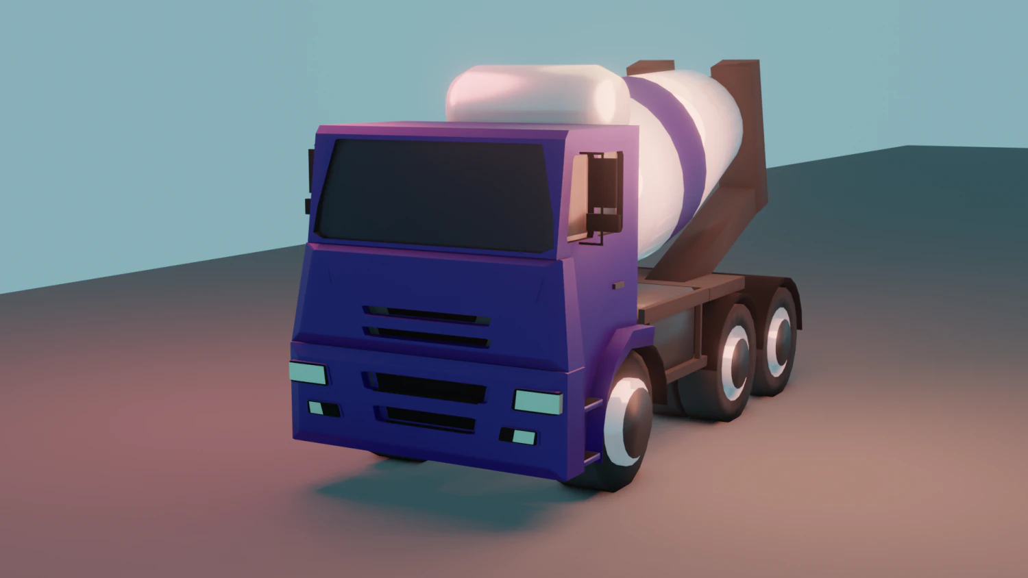 Concrete 3D Model .c4d .max .obj .3ds .fbx .stl .blend