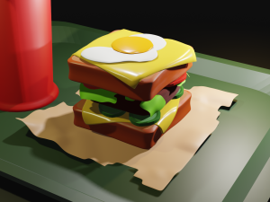 SANDWICH 3D Модель