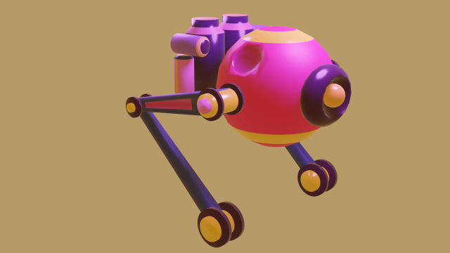 Robot 3D 模型 .c4d .max .obj .3ds .fbx .stl .blend 