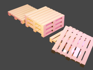 Construction pallets Model 3D