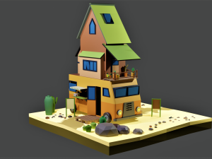 Camping car Modèle 3D